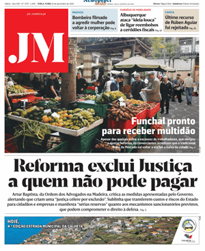 Capa de Jornal Madeira
