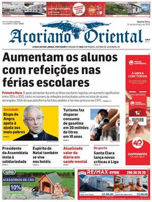 Capa de Açoriano Oriental