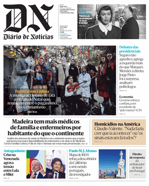 Capa de Diário de Notícias