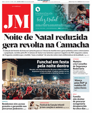 Capa de Jornal Madeira