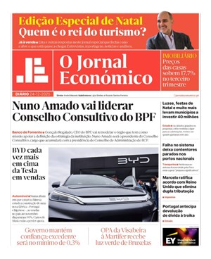 Capa de Jornal Económico