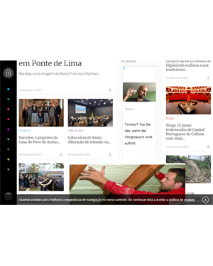 Capa de Correio do Minho