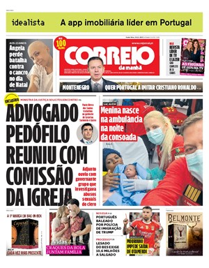 Capa de Correio da Manhã