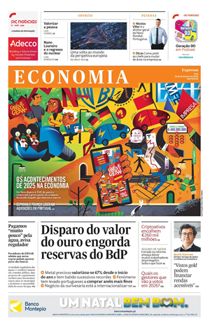 Capa de Expresso Economia
