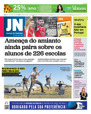 Capa de Jornal de Notícias