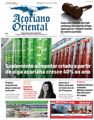 Capa de Açoriano Oriental