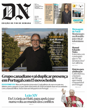 Capa de Diário de Notícias