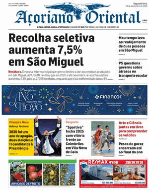 Capa de Açoriano Oriental