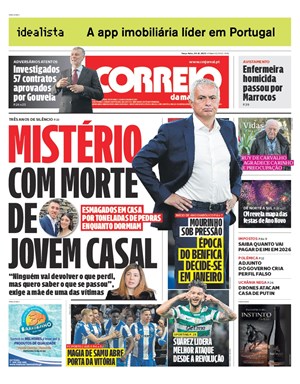 Capa de Correio da Manhã