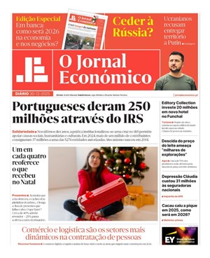 Capa de Jornal Económico