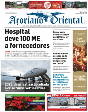 Capa de Açoriano Oriental