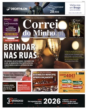 Capa de Correio do Minho
