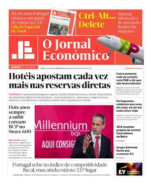 Capa de Jornal Económico