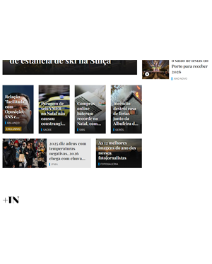 Capa de Jornal de Notícias