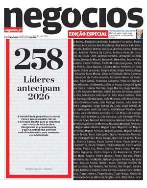 Capa de Jornal Negócios