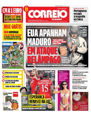 Capa de Correio da Manhã