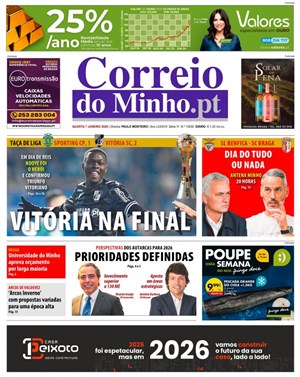Capa de Correio do Minho