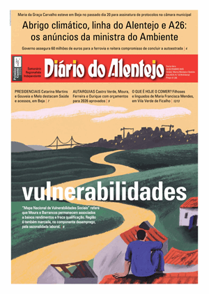 Capa de Diário do Alentejo