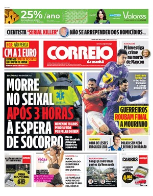 Capa de Correio da Manhã