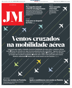 Capa de Jornal Madeira