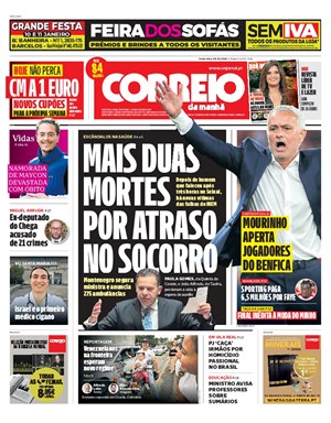 Capa de Correio da Manhã