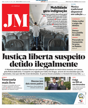 Capa de Jornal Madeira
