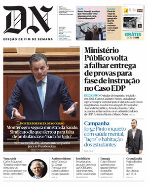 Capa de Diário de Notícias