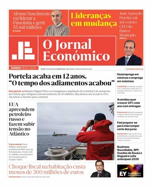 Capa de Jornal Económico