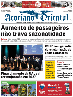 Capa de Açoriano Oriental