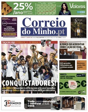 Capa de Correio do Minho