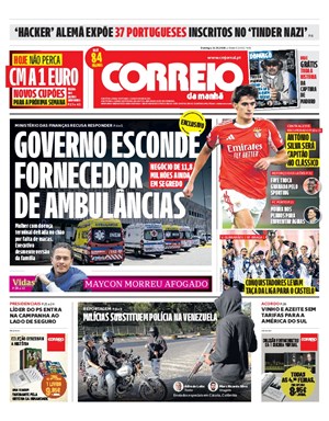Capa de Correio da Manhã