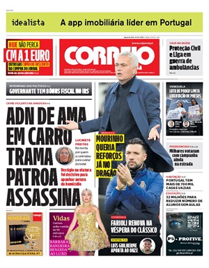 Capa de Correio da Manhã