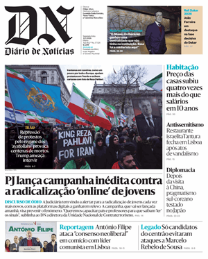 Capa de Diário de Notícias