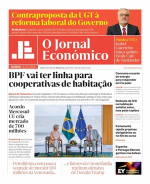 Capa de Jornal Económico