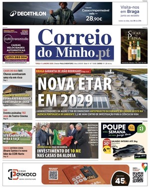 Capa de Correio do Minho