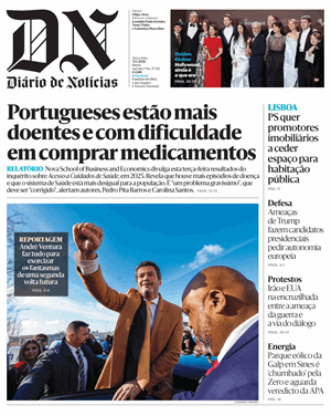 Capa de Diário de Notícias