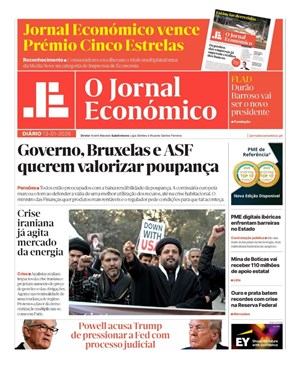 Capa de Jornal Económico