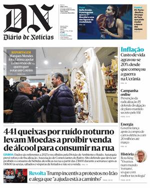 Capa de Diário de Notícias