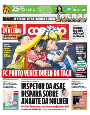 Capa de Correio da Manhã
