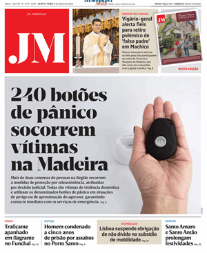 Capa de Jornal Madeira