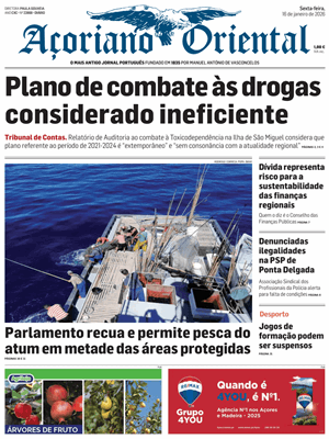 Capa de Açoriano Oriental