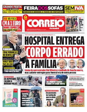 Capa de Correio da Manhã