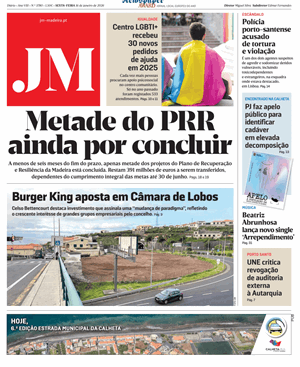 Capa de Jornal Madeira