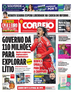 Capa de Correio da Manhã