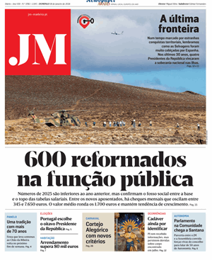 Capa de Jornal Madeira