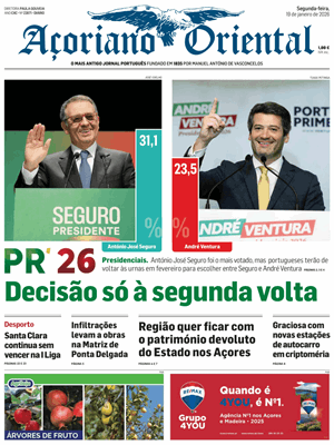 Capa de Açoriano Oriental