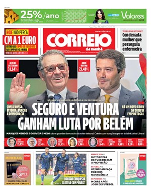 Capa de Correio da Manhã