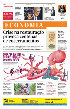 Capa de Expresso Economia