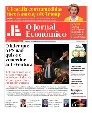 Capa de Jornal Económico