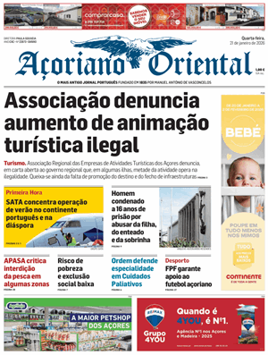 Capa de Açoriano Oriental